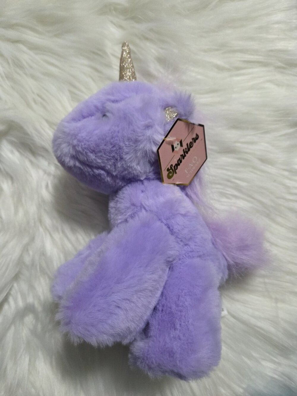 FAO Schwarz Plush Stuffed Unicorn